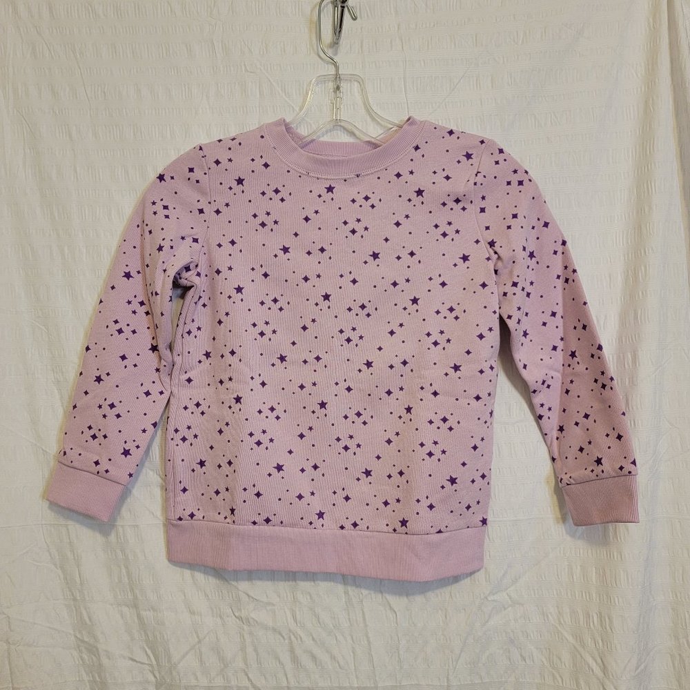 Brand New Cat & Jack Kids Purple Star Sweatshirt NEW WITH TAGS
